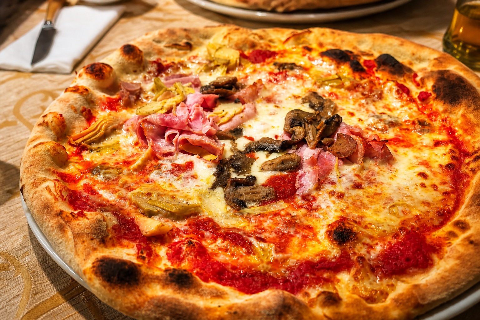 Pizza al forno a legna